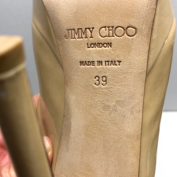 Jimmy Choo Patent Leather Pumps sz 39 - Picture 6 of 8